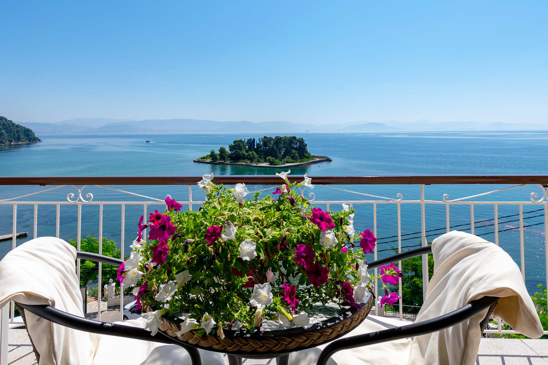 Aegli Hotel Corfu Balcony View