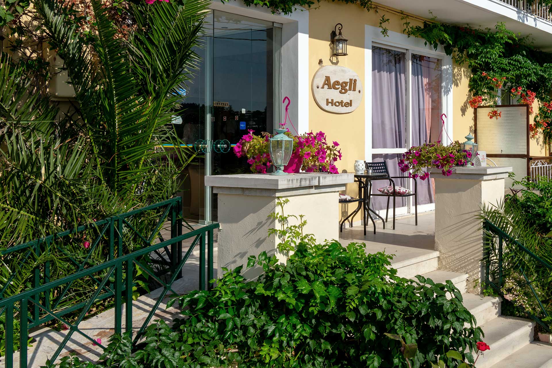 Aegli Hotel Corfu Front Side