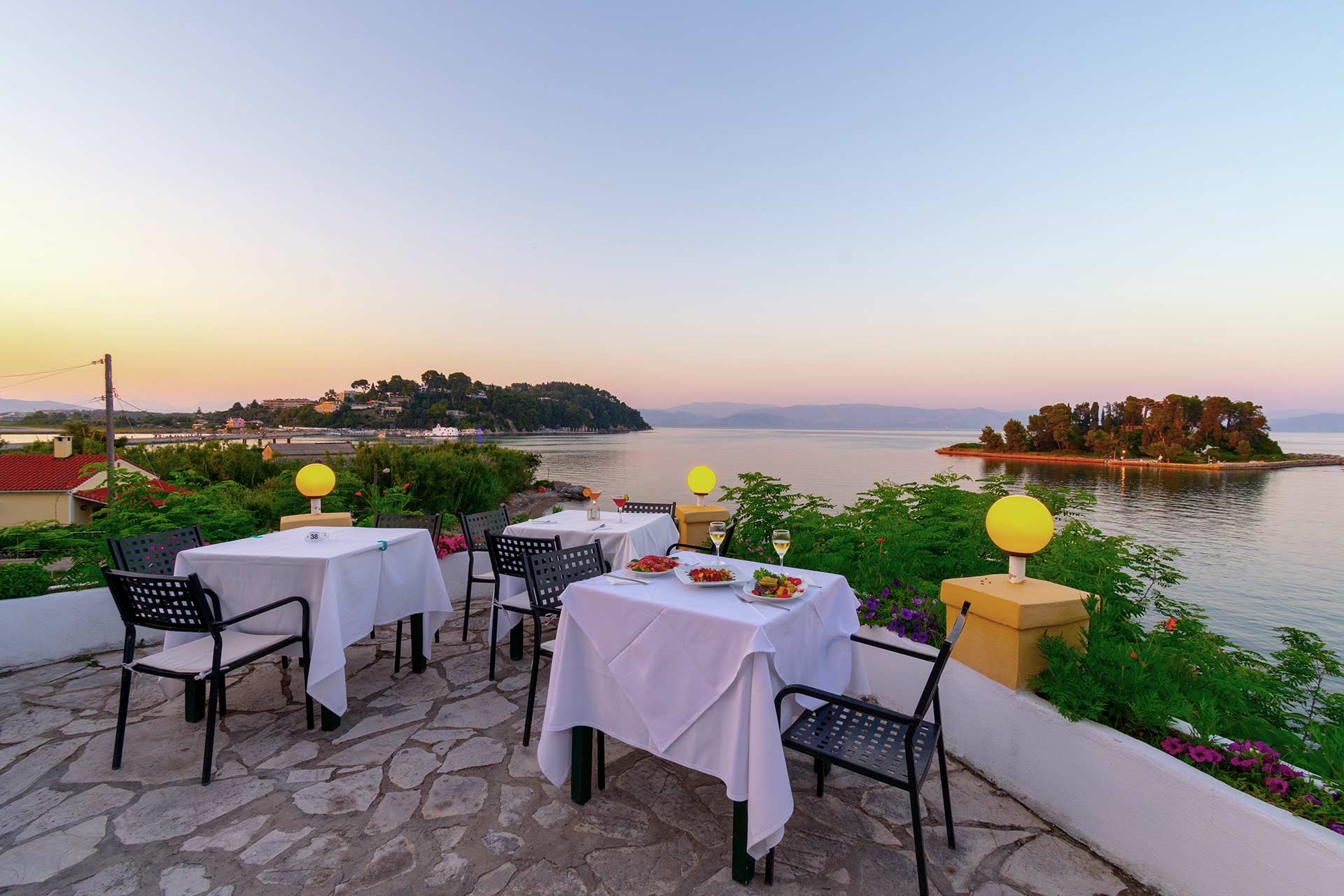 Aegli Hotel Corfu Restaurant View