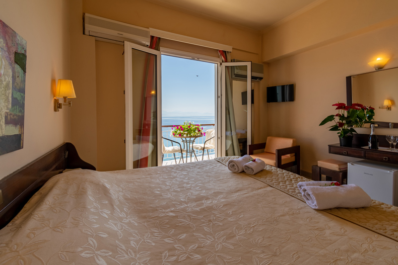 Aegli Horel Corfu | Hotel in Corfu | Rooms in Corfu | Superior Double / 2 Singles Sea View