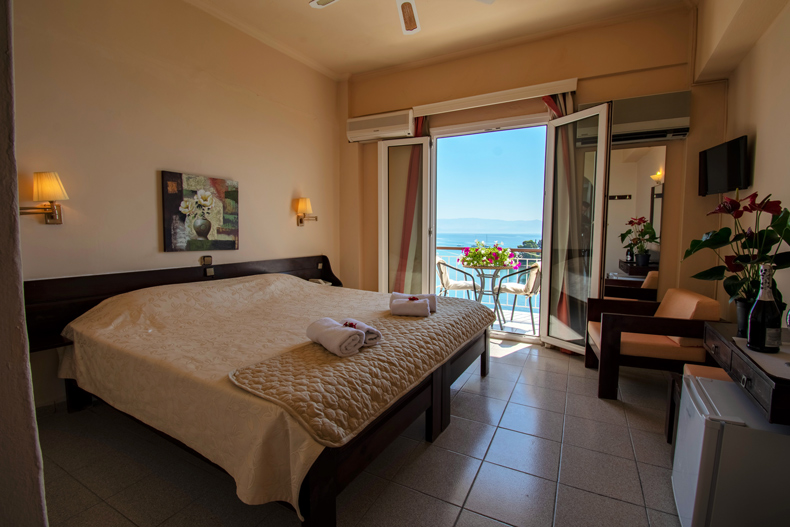 Aegli Horel Corfu | Hotel in Corfu | Rooms in Corfu | Superior Double / 2 Singles Sea View